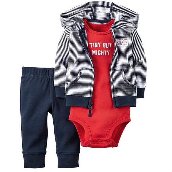 Carter's Other - Carters 3 Piece Set Tiny but Mighty Size 3m